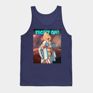 FIGHT ON BOXER GIRL Tank Top